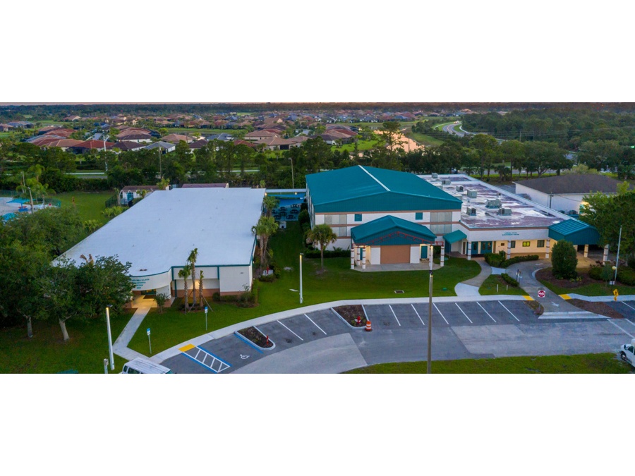 Aerial view of the Gifford Youth Achievement Center